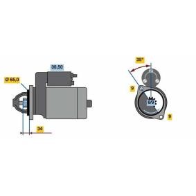 Anlasser von BOSCH für HIJET Pick-up (_U20) günstig online kaufen