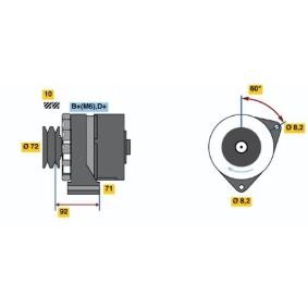 Lichtmaschine für VOLVO von BOSCH