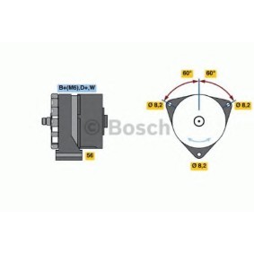Lichtmaschine für LAMBORGHINI von BOSCH