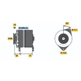 Lichtmaschine 0 986 033 250 von BOSCH günstig für 299,87 € online kaufen