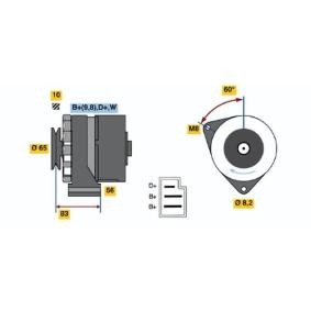 Køb Generator af BOSCH 0 986 033 870 til den lave pris 1383,47 DKK