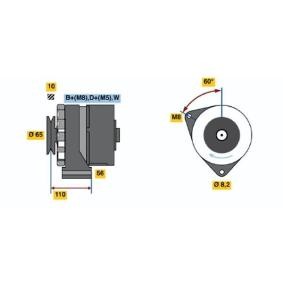 Køb Generator af BOSCH 0 986 034 240 til den lave pris 2106,32 DKK