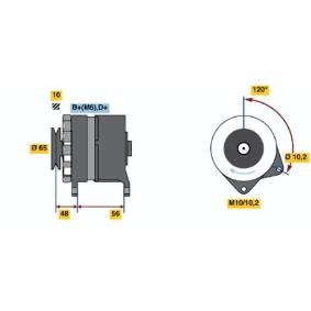 Lichtmaschine 0 986 034 490 von BOSCH günstig für 173,02 € online kaufen