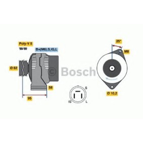 Lichtmaschine 0 986 035 501