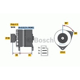 Lichtmaschine von BOSCH