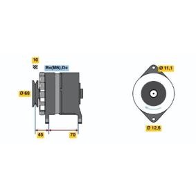 Lichtmaschine 0 986 036 750