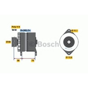 Lichtmaschine 0 986 037 140