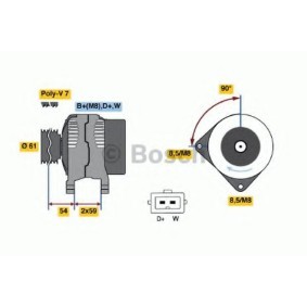 Lichtmaschine von BOSCH