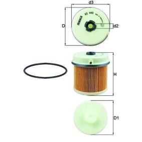 Achetez des Filtre à carburant MAHLE ORIGINAL KX 445D à prix pour 15,87 €