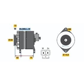 Lichtmaschine für CHEVROLET von BOSCH