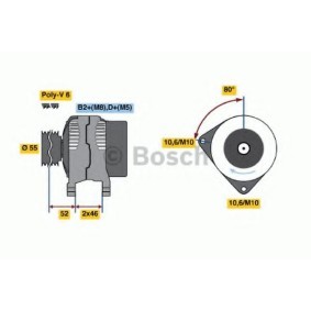 Lichtmaschine 0 986 041 930 von BOSCH günstig für 205,42 € online kaufen