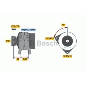 Lichtmaschine 0 986 042 071 von BOSCH günstig für 136,92 € online kaufen