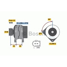 Lichtmaschine 0 986 044 340 von BOSCH günstig für 270,87 € online kaufen