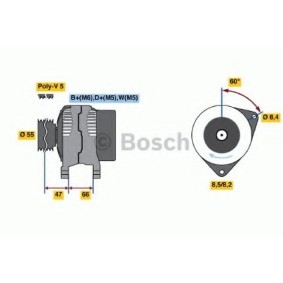Køb Generator af BOSCH 0 986 044 741 til den lave pris 1984,51 DKK