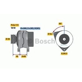 Køb Generator af BOSCH 0 986 044 771 til den lave pris 1975,59 DKK