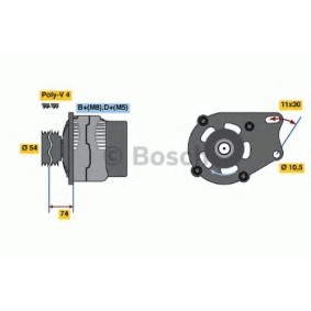 Lichtmaschine 0 986 048 630