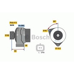Lichtmaschine 0 986 049 910 von BOSCH günstig für 243,54 € online kaufen