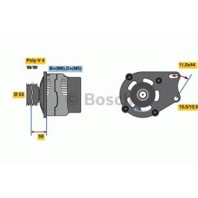Lichtmaschine 0 986 080 540 von BOSCH günstig für 161,48 € online kaufen