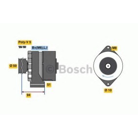 Lichtmaschine für DAEWOO von BOSCH