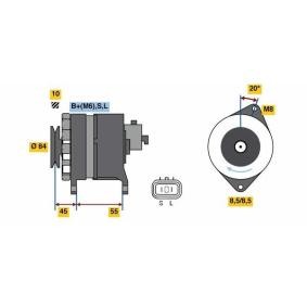Lichtmaschine für HYUNDAI von BOSCH