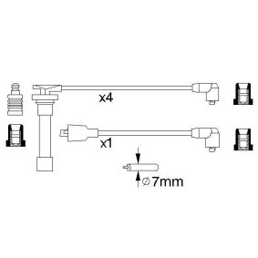 Acquista Kit cavi candele da BOSCH 0 986 356 728 a buon mercato per soli 53,45 €