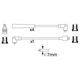 Acquista Kit cavi candele da BOSCH 0 986 356 745 a buon mercato per soli 26,23 €