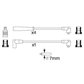 Acquista Kit cavi candele da BOSCH 0 986 356 763 a buon mercato per soli 47,05 €