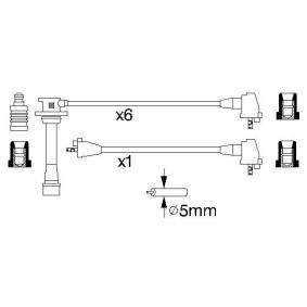 Zündleitungssatz 0 986 356 926 von BOSCH günstig für 133,88 € online kaufen
