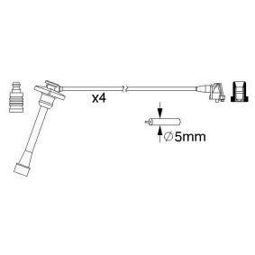 Zündleitungssatz 0 986 357 176 von BOSCH günstig für 80,82 € online kaufen