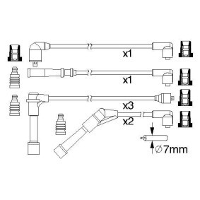 Zündleitungssatz für NISSAN von BOSCH