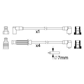 Acquista Kit cavi candele da BOSCH 0 986 357 217 a buon mercato per soli 58,99 €