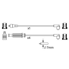 Compre Cabos de velas de BOSCH online para NAVARA (D22) a preços moderados