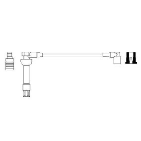 Compre Cabo de ignição da BOSCH 0 986 357 701 a um preço baixo por 36,60 €