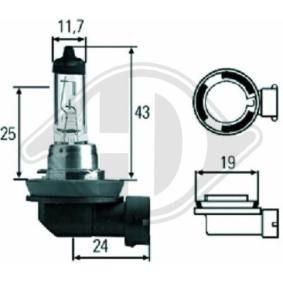 Glühlampe, Fernscheinwerfer LID10034 für SSANGYONG
