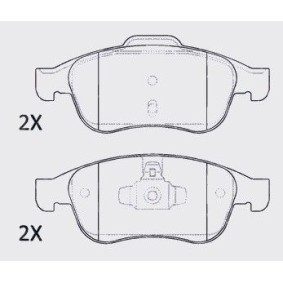 Acquista Pastiglie dei freni da MOTAQUIP online per Kangoo III Box Body / MPV a prezzi moderati