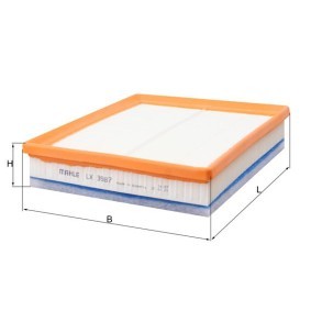 Köp Luftfilter av KNECHT LX 3987 till det låga priset 271,18 kr
