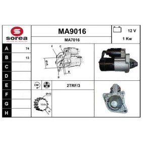 Köp Startmotor av SNRA MA9016 till det låga priset 2081,97 kr