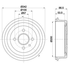 Bremstrommel MBD002