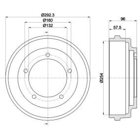 Bremstrommel für FORD von MINTEX