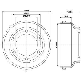 Bremstrommel für FORD von MINTEX