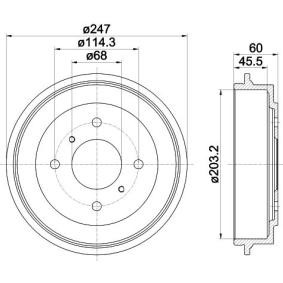 Bremstrommel MBD144 von MINTEX günstig für 96,36 € online kaufen