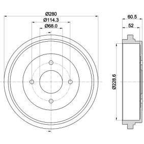 Bremstrommel MBD178 von MINTEX günstig für 77,76 € online kaufen
