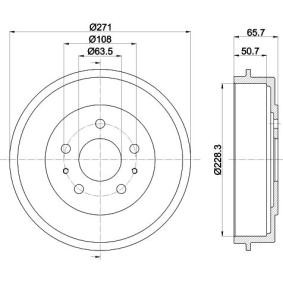 Bremstrommel MBD262 von MINTEX günstig für 57,16 € online kaufen