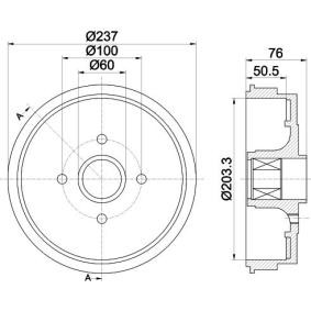 Køb Bremsetromle af MINTEX MBD289 til den lave pris 923,41 DKK