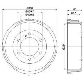Bremstrommel MBD326 von MINTEX günstig für 88,83 € online kaufen