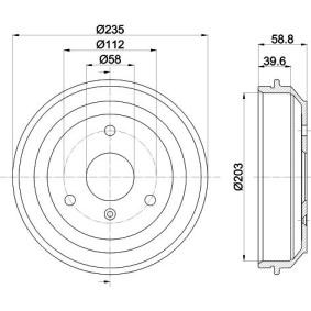 Achetez des Tambour de frein MINTEX MBD336 à prix pour 42,34 €
