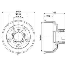 Bremstrommel MBD350