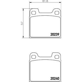 Acquista Kit pastiglie freni da MINTEX MDB1089 a buon mercato per soli 1,19 €