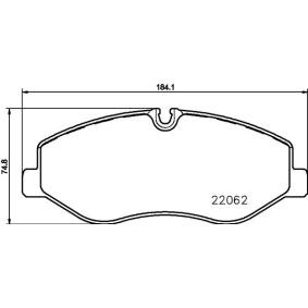 Bremsbeläge für MERCEDES-BENZ von MINTEX