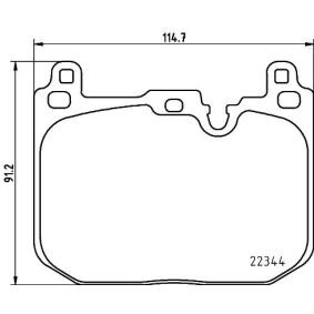 Achetez des Plaquettes de frein MINTEX MDB3804 à prix pour 106,28 €